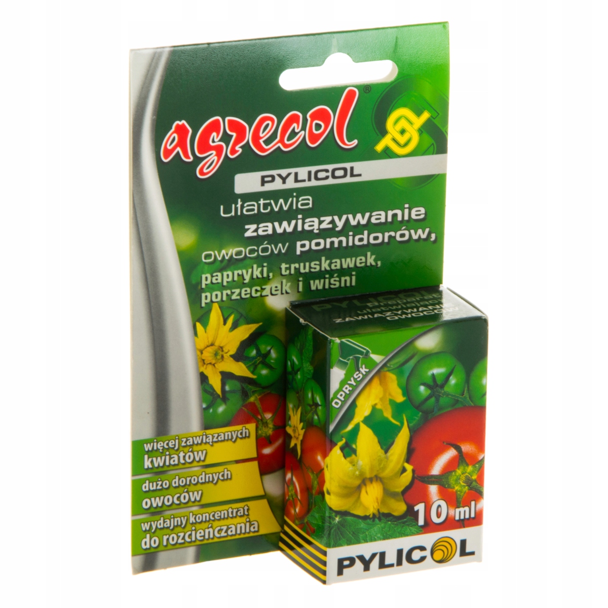 

Pylicol ułatwia zawiązywanie owoców Agrecol 10ml
