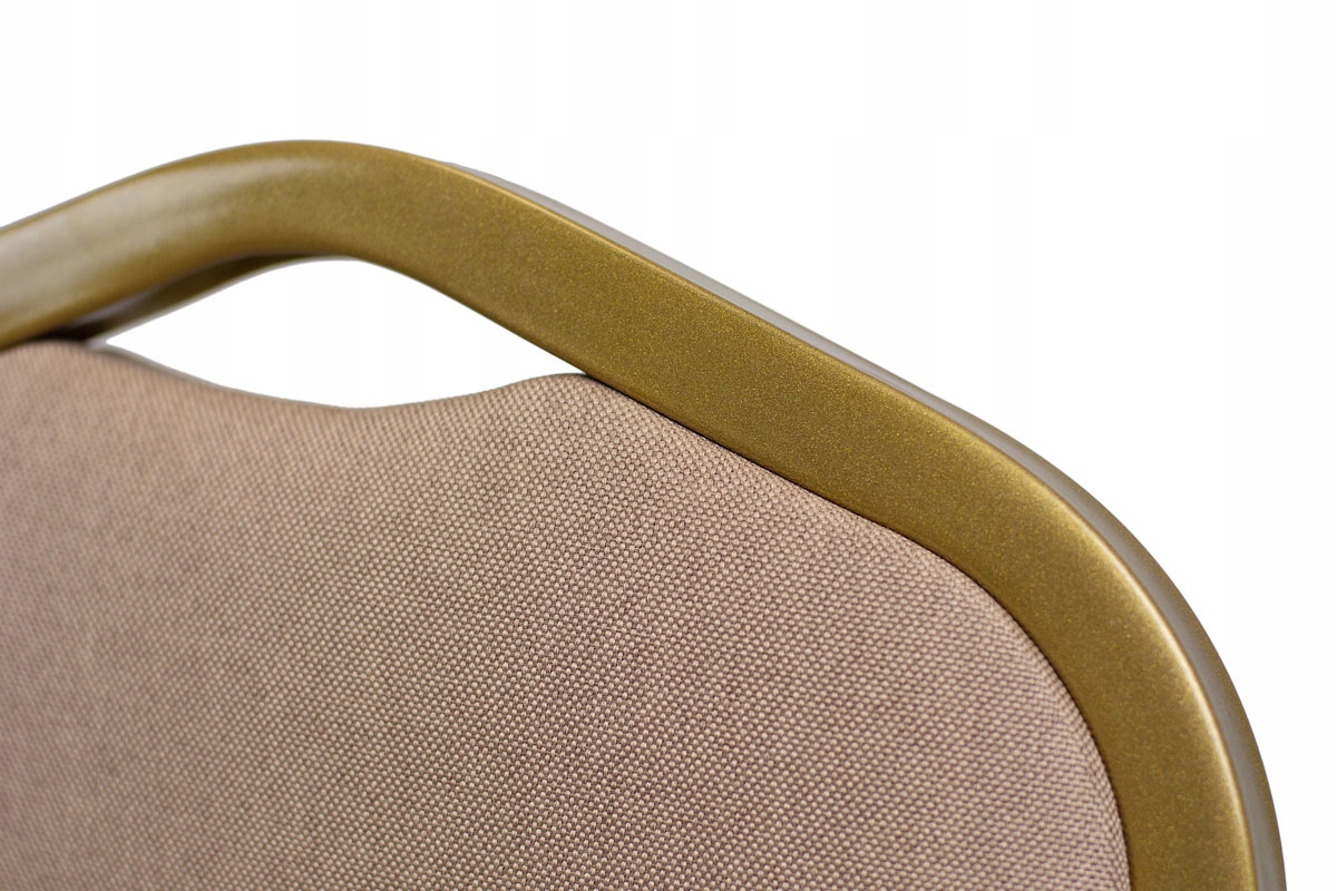 Krzesło bankietowe konferencyjne tapicerowane Rzym beżowy gładki 25x25x1,2 Kod producenta Krzesło cateringowe ślubne beżowe weslne