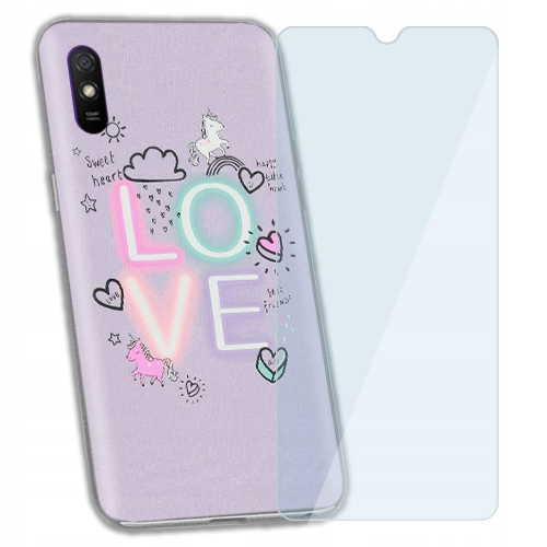 

200wzorów Etui+szkło Hartowane Do Xiaomi Redmi 9AT