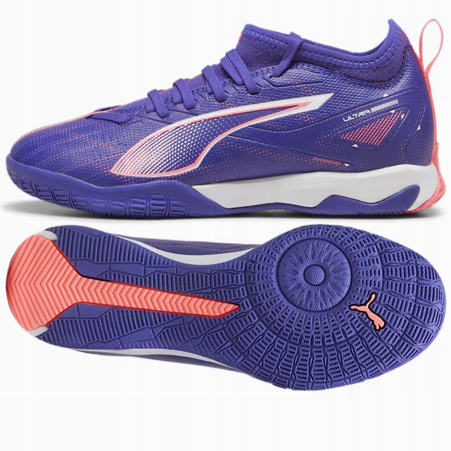 Puma Ultra 5 Match It+ MID Jr [36] Halové boty pro děti, modré