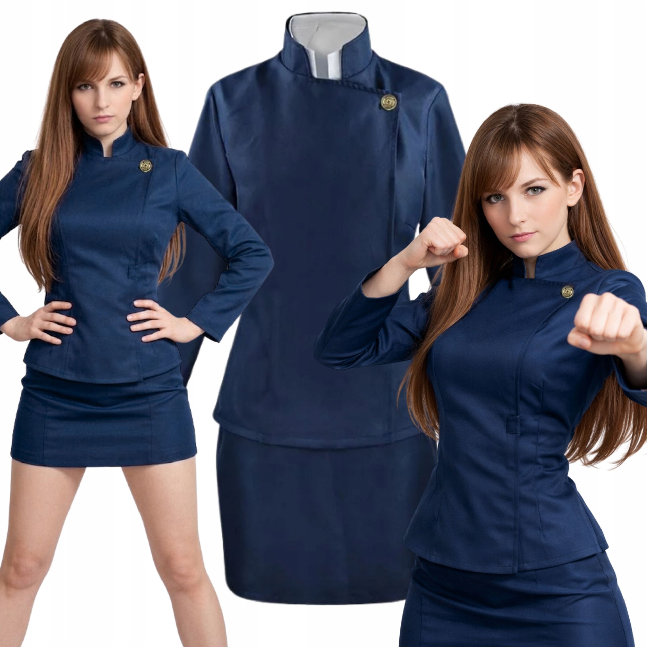 Kostým Maki Zenin Jujutsu Bojovnice Převlek Anime Cosplay L 164 170