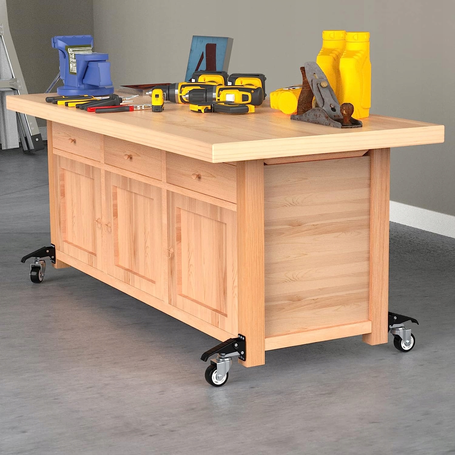 4 KÓŁKA TRANSPORTOWE DO WYSOKICH OBCIĄŻEŃ STOŁU WARSZTATOWEGO MASZYN 400KG Średnica 75 mm