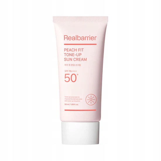 Real Barrier Peach Fit Hydratační sluneční krém SPF50+ Pa++++ 50 ml