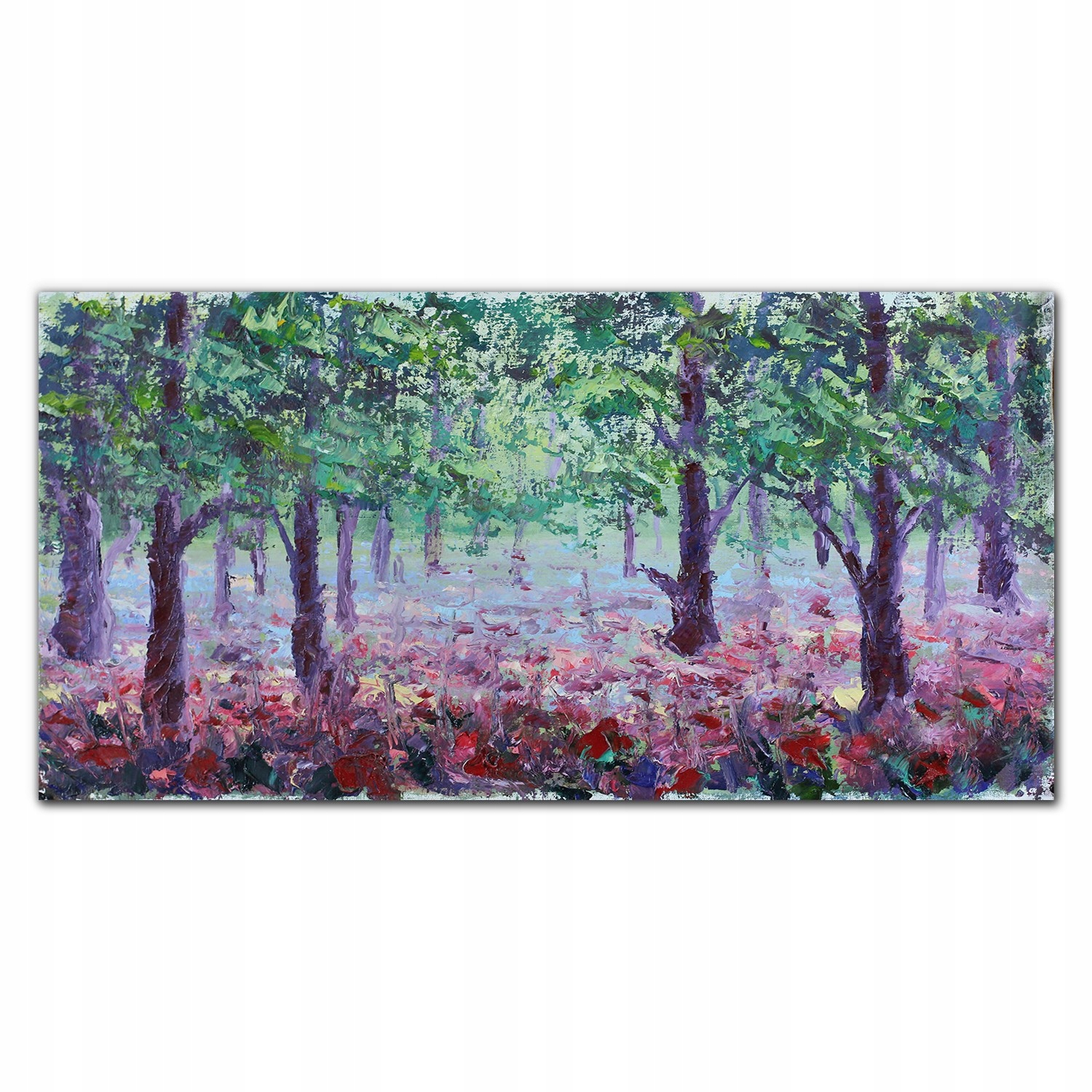 Fotoobraz na ráme Les kvety maky 140x70