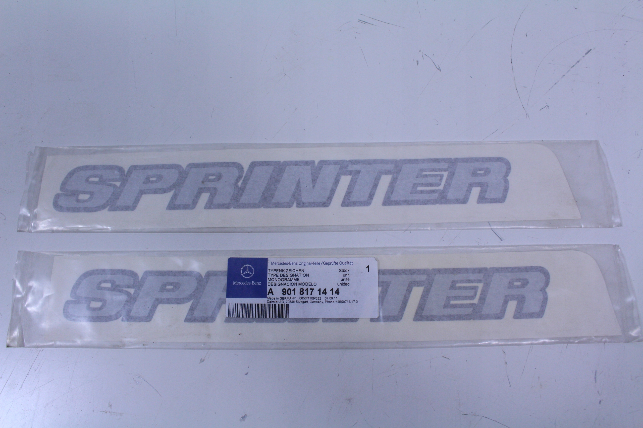 Znaczek Emblemat Naklejka Mercedes Sprinter 901