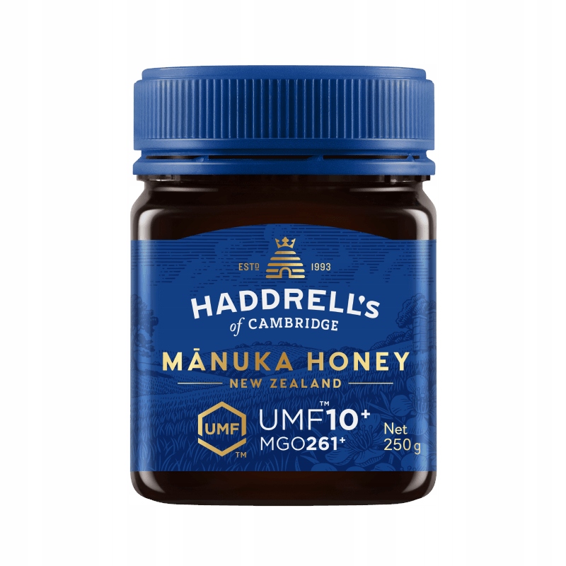 Haddrell's Med Manuka UMF10+ MGO261+ podpora zdraví 250 g