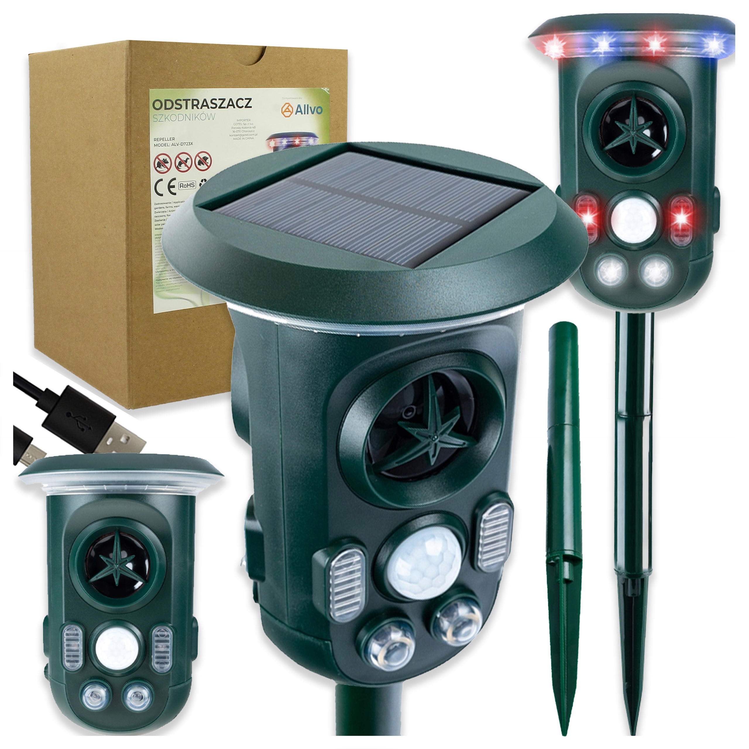 Odpuzovač Allvo proti hlodavcům a lesní zvěři