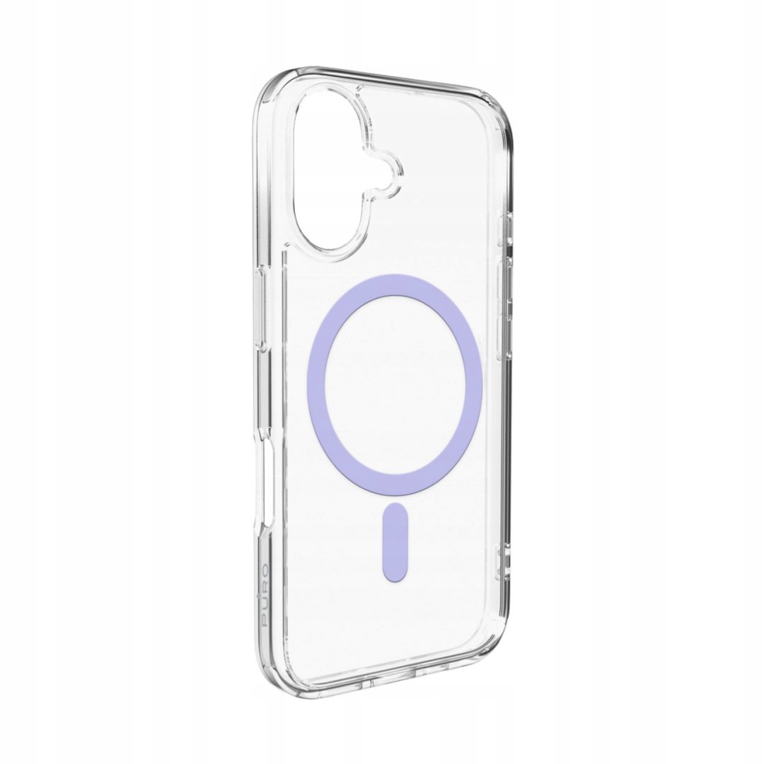 Puzdro obal na iPhone 17 Lite Mag MagSafe priehľadné, ružové