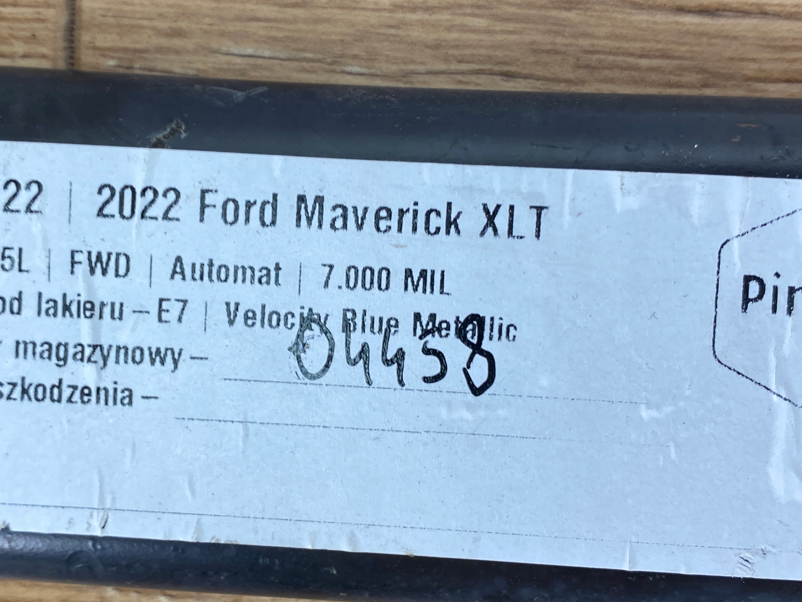 Support plaque baterii Ford Maverick 2022+ Escape Kuga Mk3