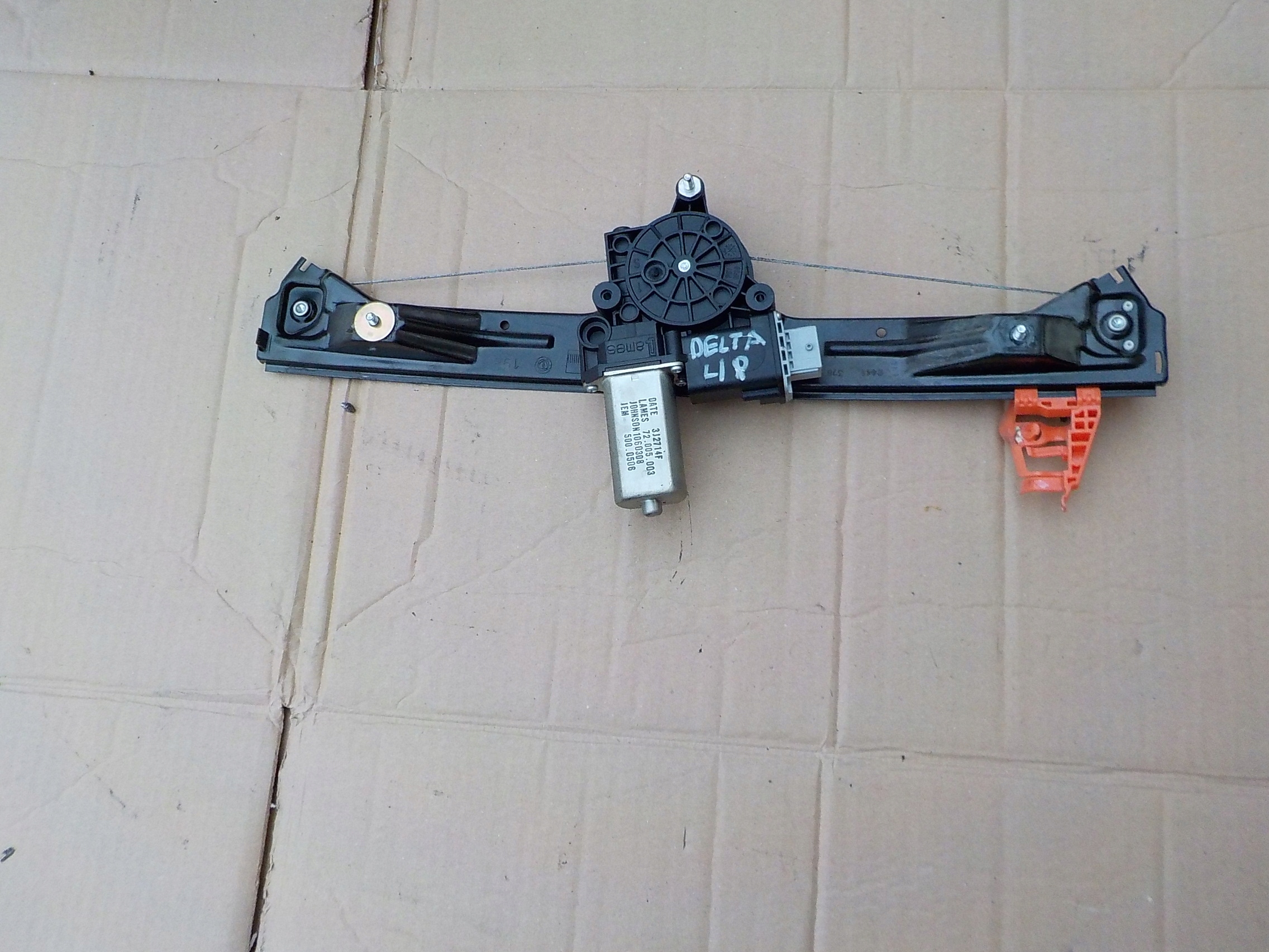 window regulator left front lancia delta III 2009r