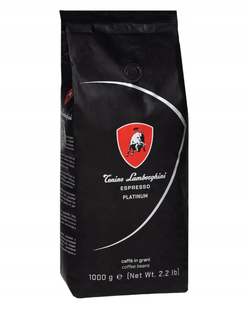 Levně Káva zrnková Tonino Lamborghini Platinium 1 kg Dárek videokniha