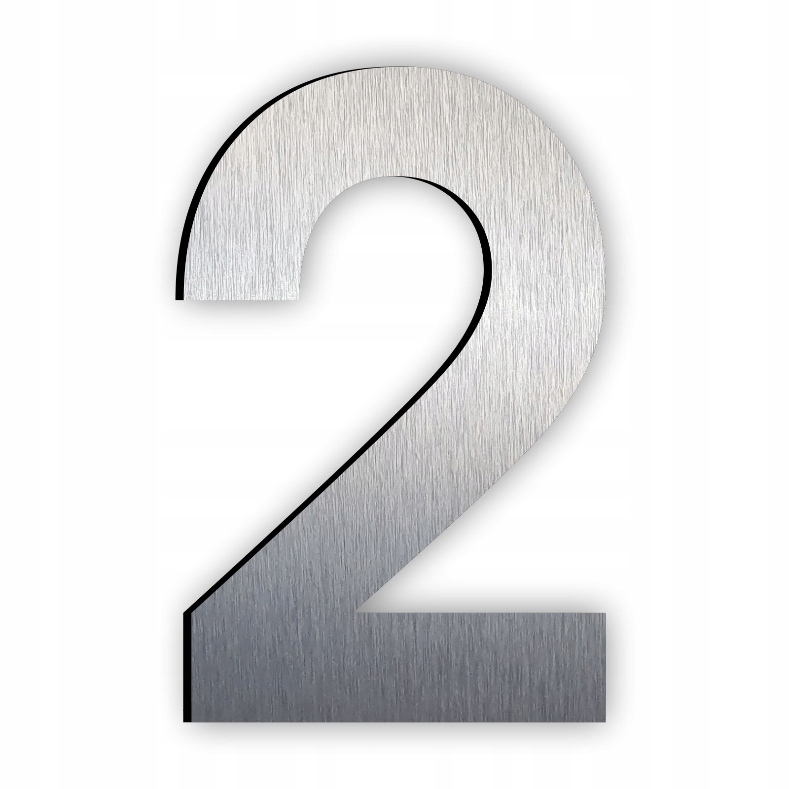 Duży Numer 50 cm Numery Alu Dibond 3D na dom Marka Craft Print