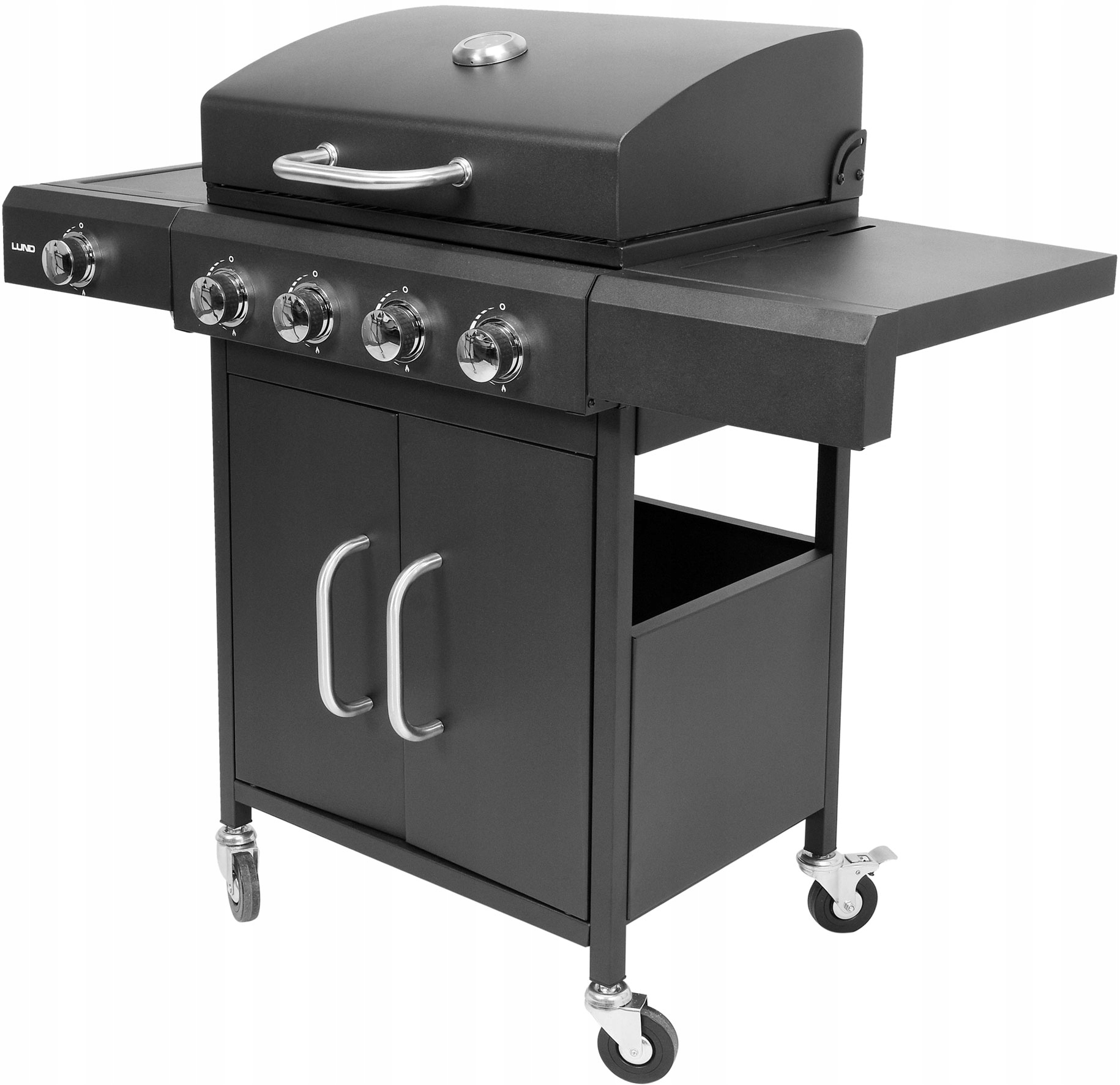 

Grill Gazowy Ogrodowy 14,4KW Palniki 4+ 1 Boczny