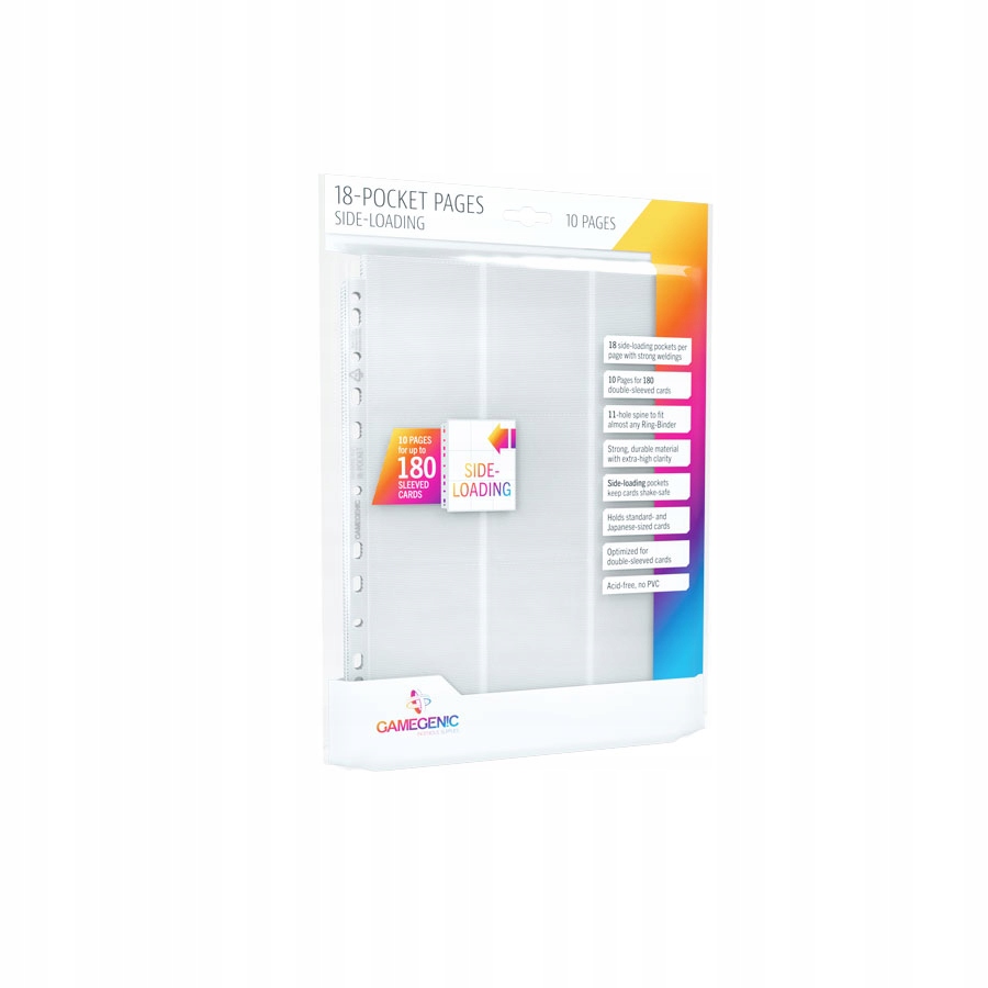 Gamegenic: 18-Pocket Pages Sideloading białe