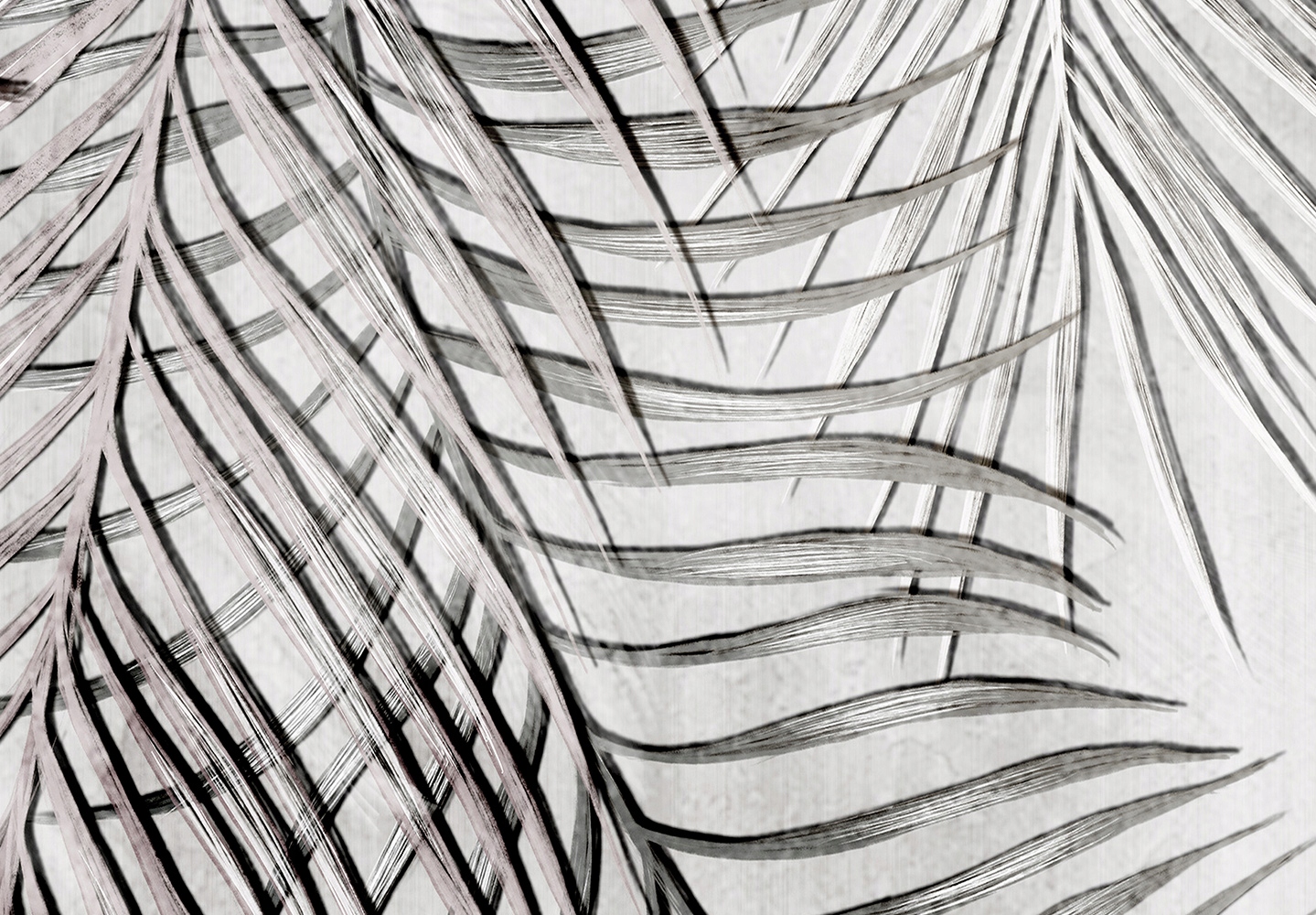 FOTOTAPETA LIŚCIE PALMY BETON 400x280 b-C-0783-a-a Rodzaj flizelinowa