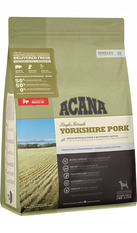 Acana Singles Yorkshire Pork karma dla psa 2 kg