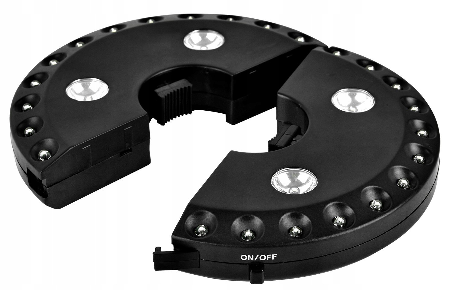 LAMPA OŚWIETLENIE POD PARASOL OGRODOWY NAMIOT 28 LED Waga produktu z opakowaniem jednostkowym 0.15 kg