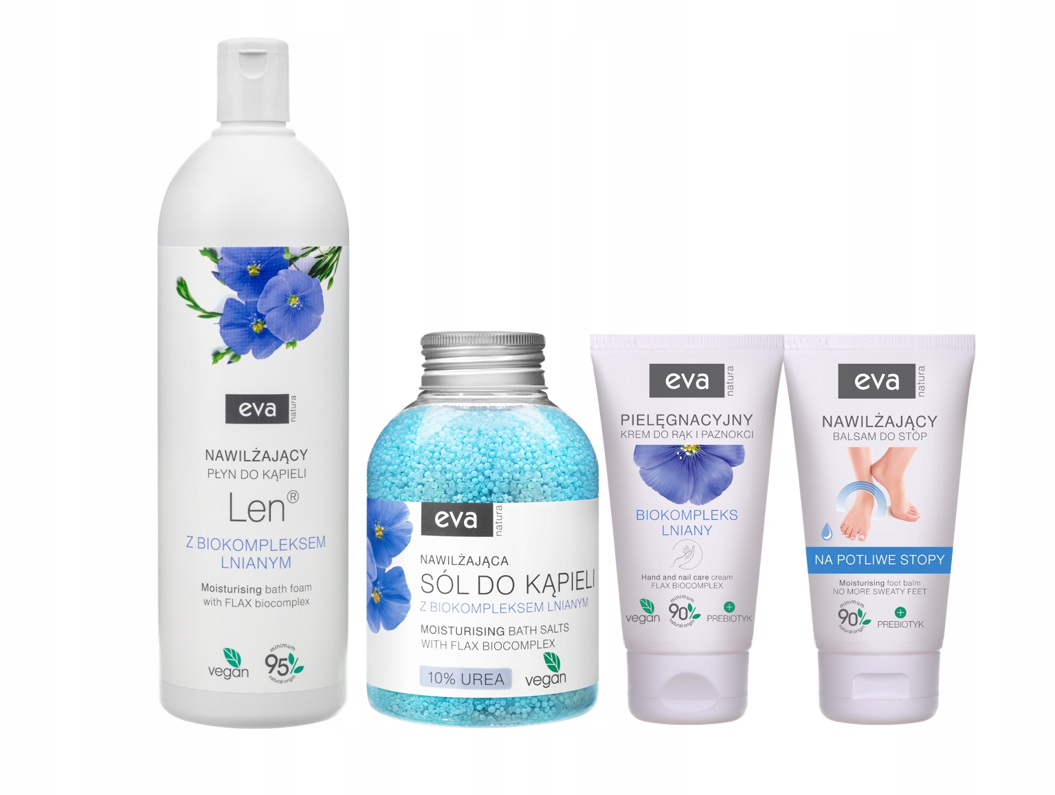 

Zestaw niebieski do pielęgnacji ciała