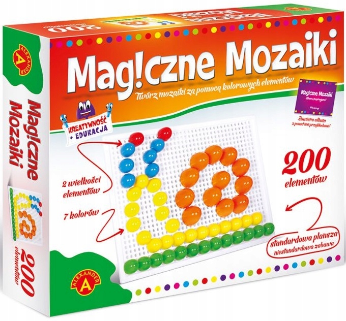 

Magiczne Mozaiki 200 el. Twórz Baw Się Alexander