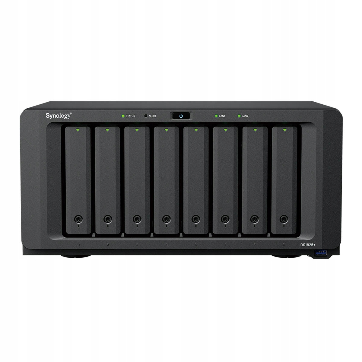 Synology DS1825+ 8-zátokový Nas server, Amd Ryzen, 8GB Ram, 2x 2.5GbE