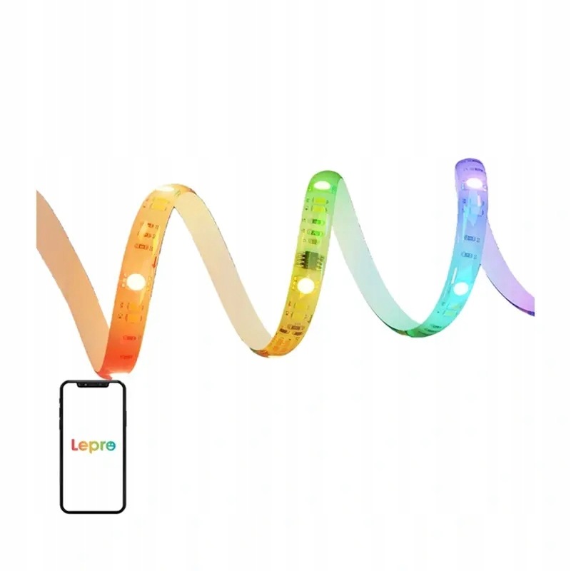 Taśma Led Lepro SW1 10m Wi- Fi Bluetooth Rgbic Lepro