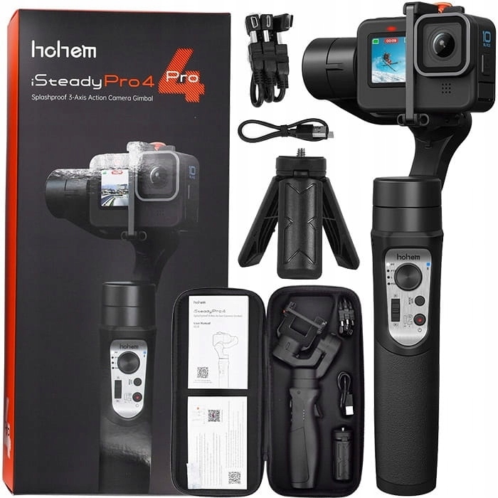 Stabilizator gimbal Hohem iSteady Pro4 do kamer GoPro Hero 12 11 10 9 8 7 6