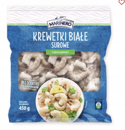 Levně Marinero Krevety bílé surové vannamei 450 g