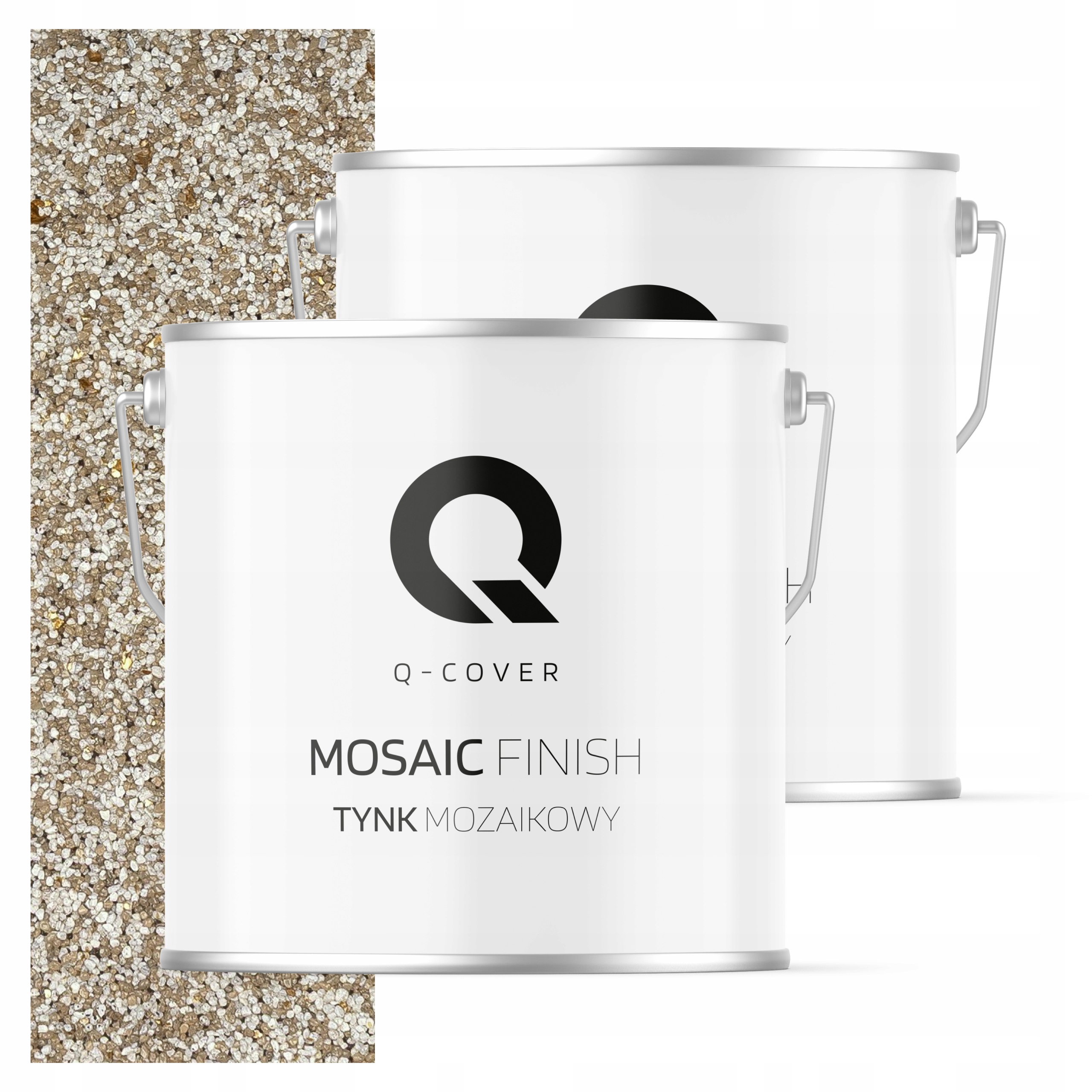 Mozaiková pryskyřičná omítka 7 kg vnitřní béžová se zlatou slídou M64 Odolná