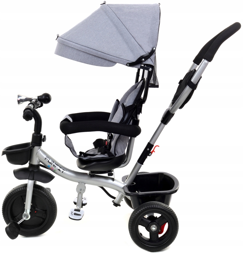 ROWEREK TRÓJKOŁOWY FUNFIT OBRACANY 360 WOLNE KOŁO Wiek dziecka 6 m +
