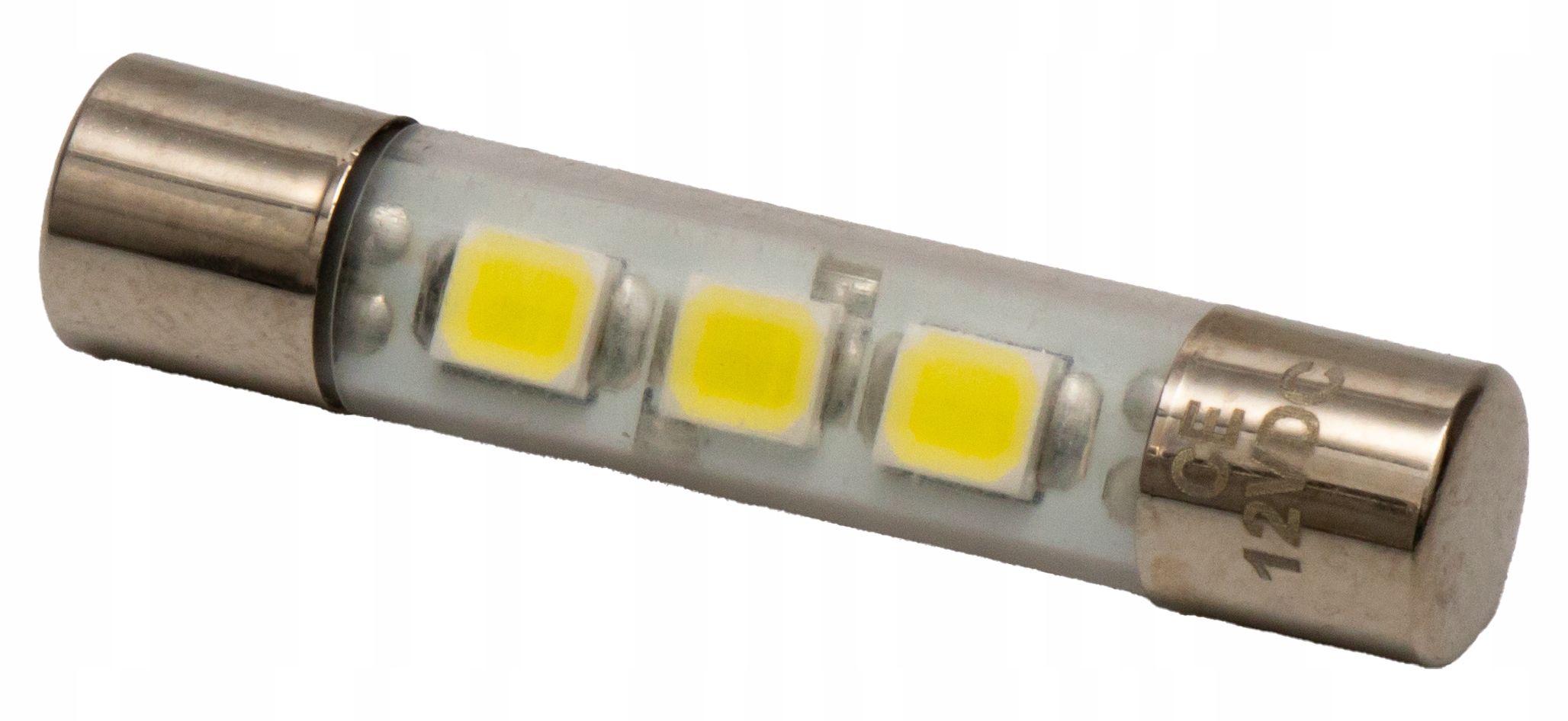 Żarówka Led Osiowa Rurkowa 31mm biała 12V rurka