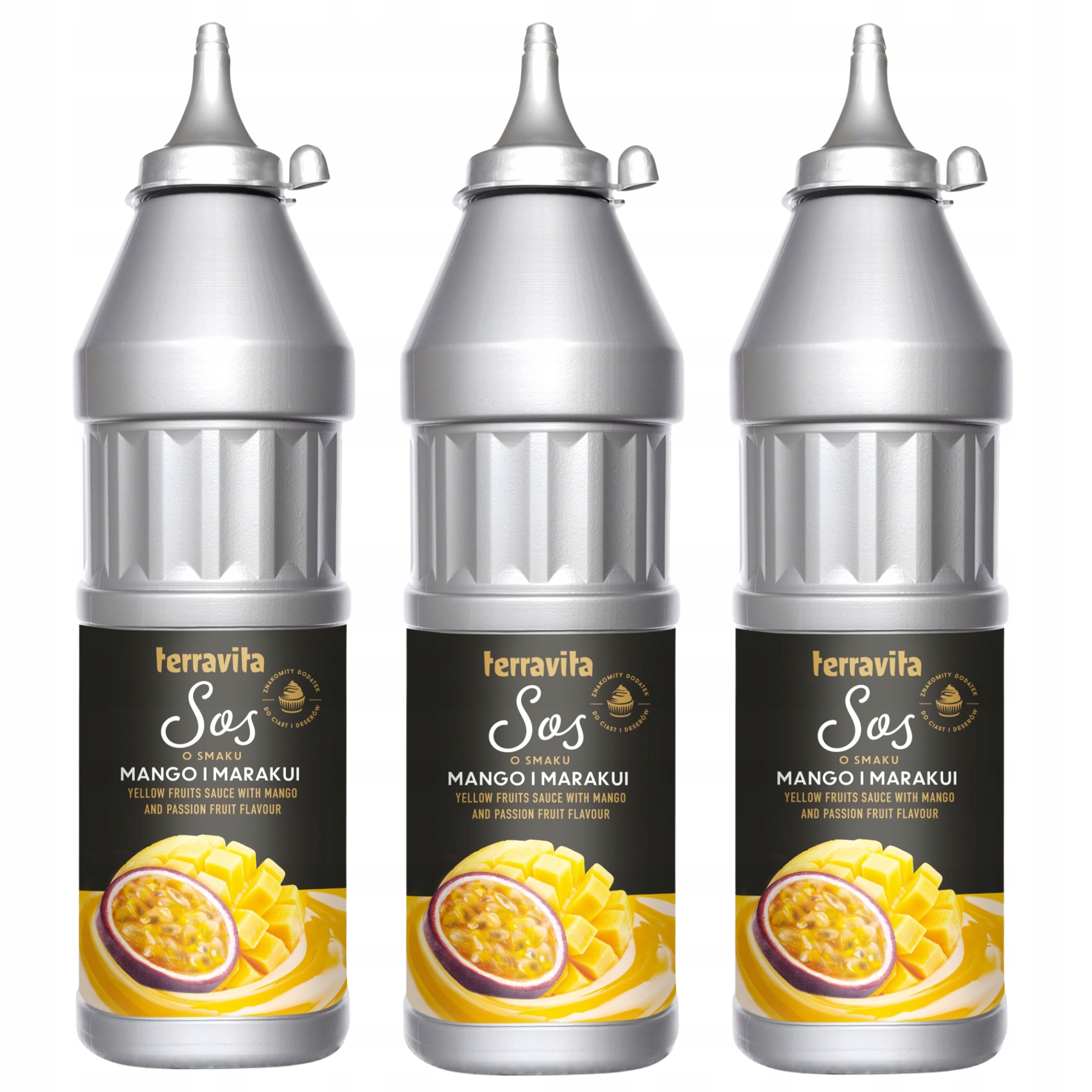 Sos do lodów Polewa do deserów Mango Marakuja 3l