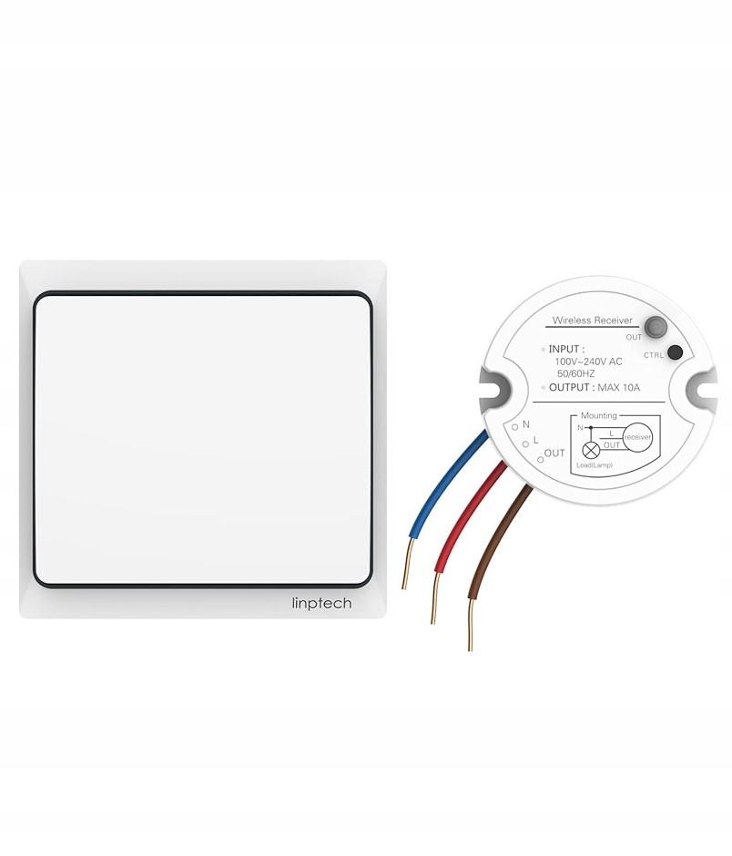 Sada Linptech – modul R2 a bezdrátové tlačítko K4R – AppFree