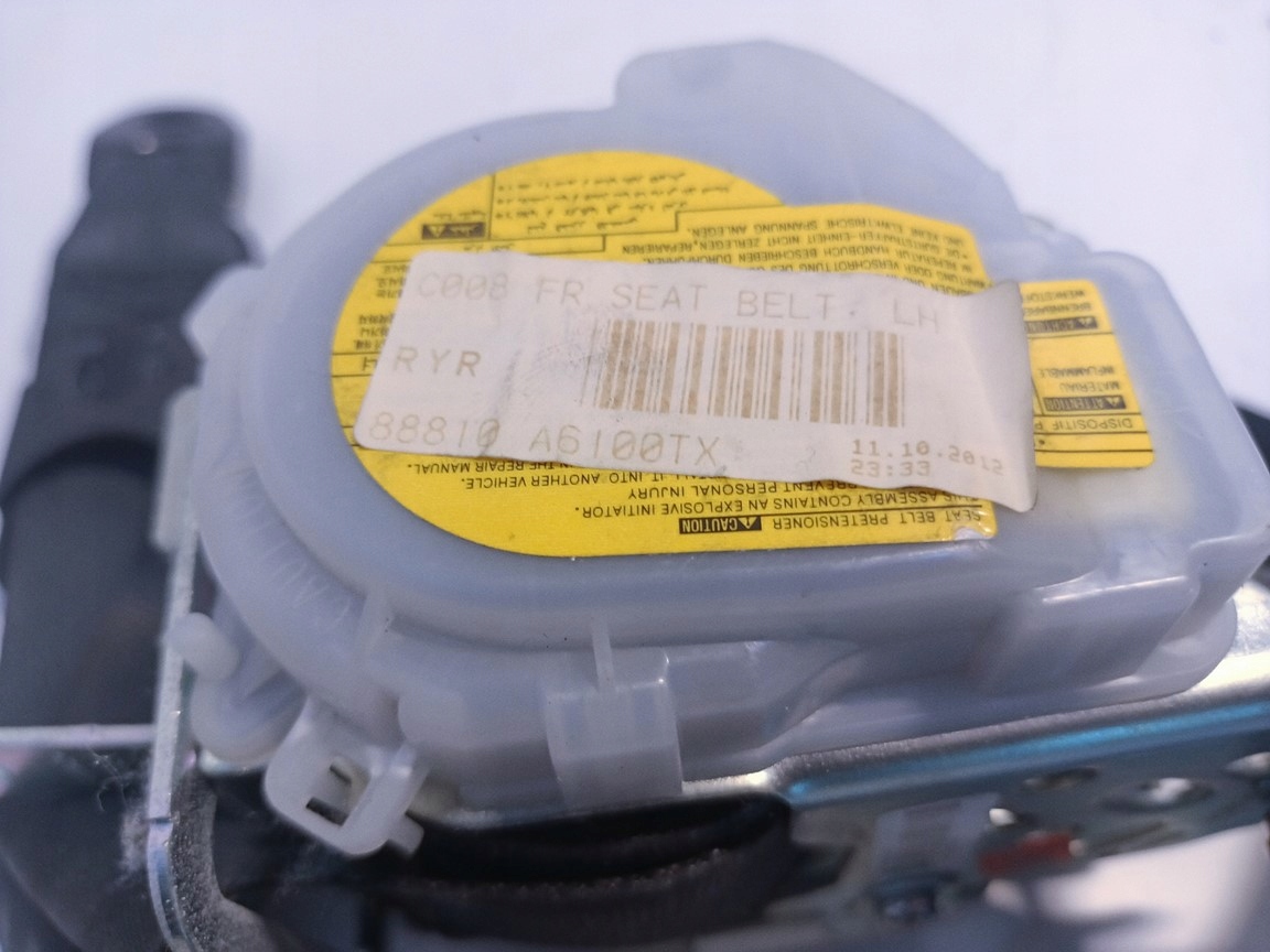HYUNDAI I30 II tension belt safety left front 2012