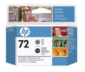 Hp no 72 šedá a foto čierna tlač. hlava, C9380A