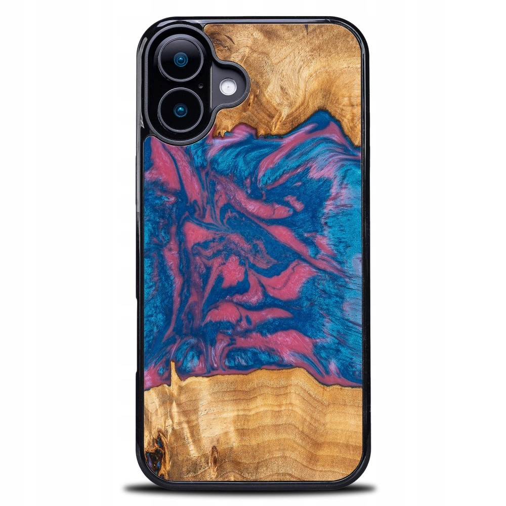 Pouzdro Bewood Unique pro iPhone 16 Plus Neonové Vegas