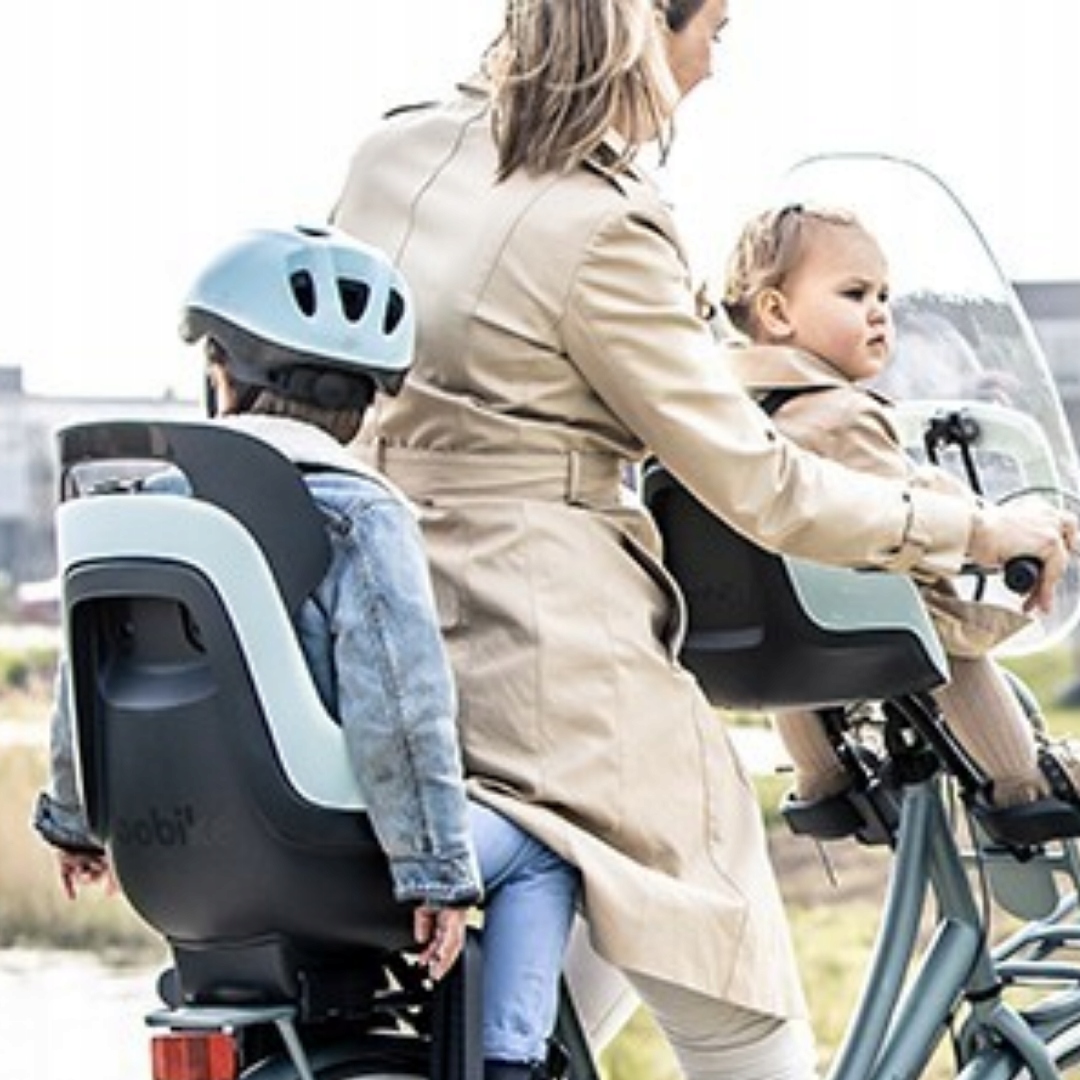 BOBIKE FOTELIK ROWEROWY GO MINI MONTOWANY NA PRZÓD KOLOR MINT Model GO