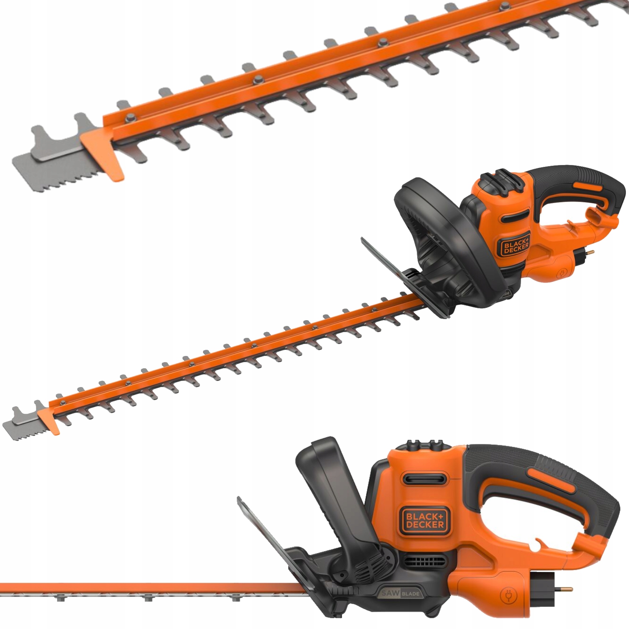 Black Decker Elektryczne Nożyce do żywopłotu 55 cm 500 W BEHTS401