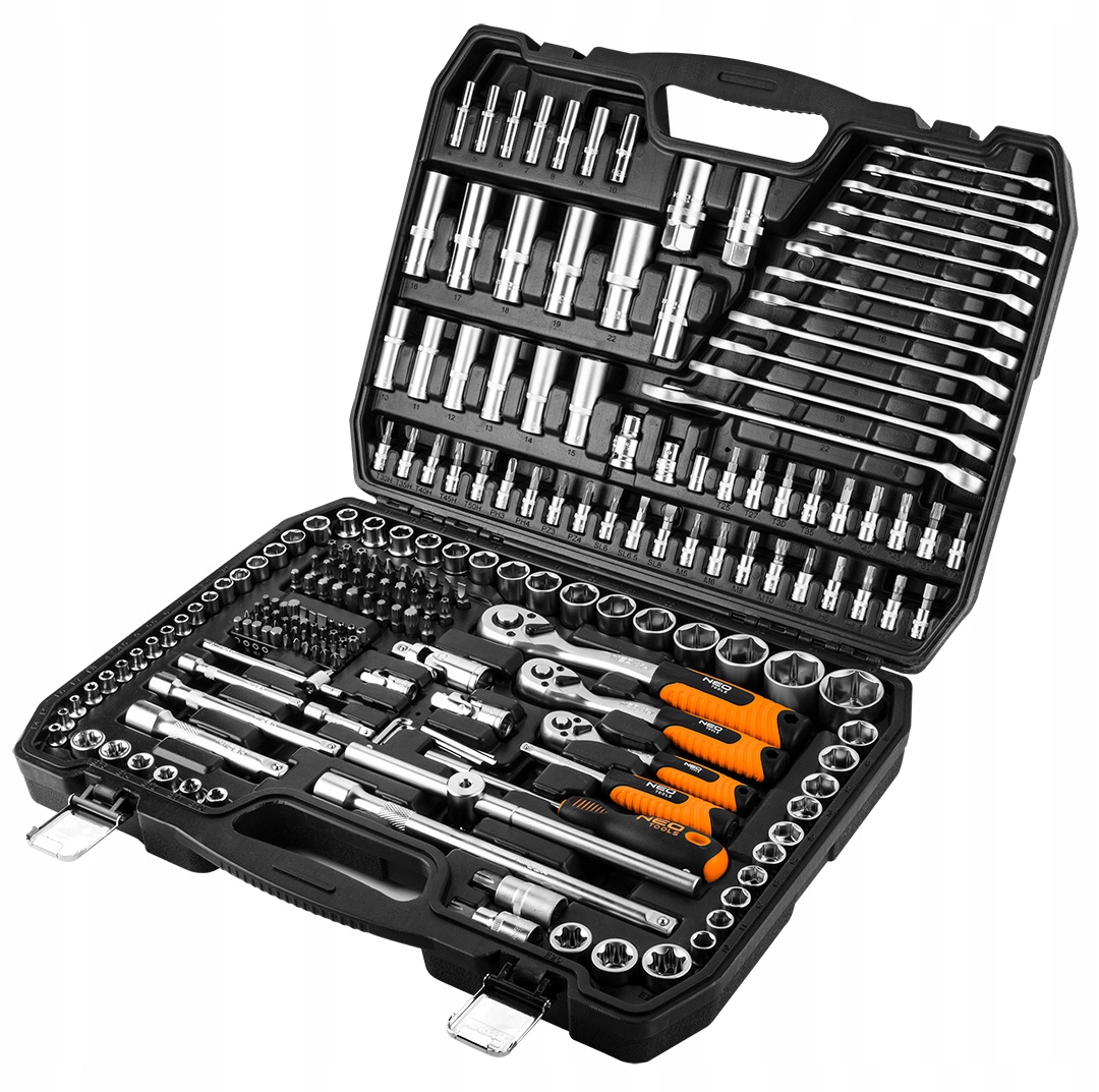 

Zestaw Klucze Nasadowe 216el Neo 10-216 walizka