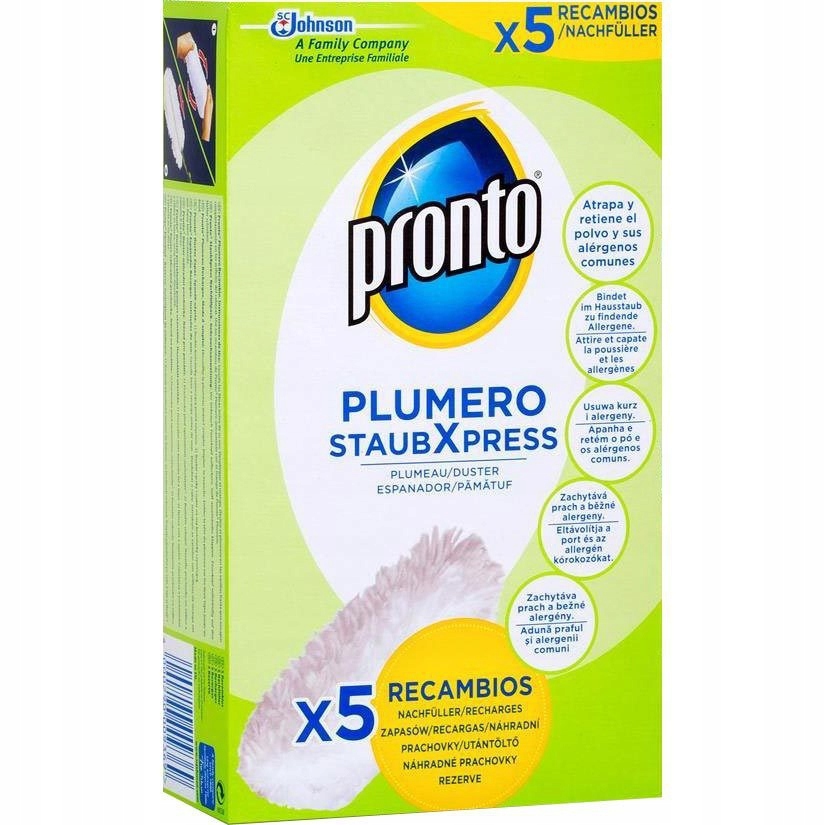 PRONTO Duster Metla Zásoba Náplne do prachu 5ks