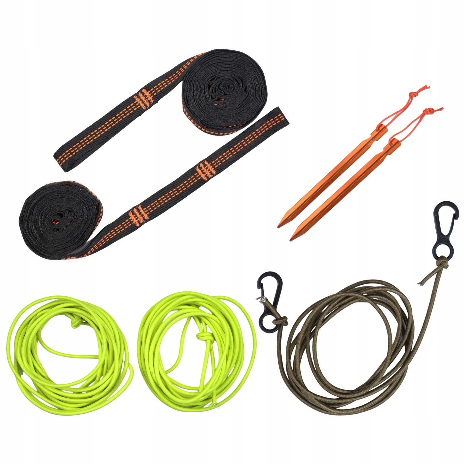 Hamak turystyczny survivalowy moskitiera 330x150cm Typ materiałowy