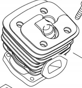 Cylindr Echo CS-590 A130-002041 Originál