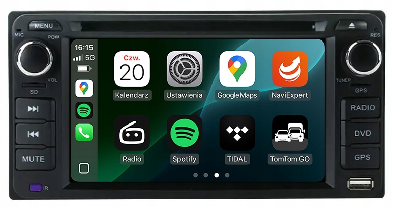 Toyota RAV4 Corolla Hilux Land Cruiser Rádio Navigace Android Auto Carplay