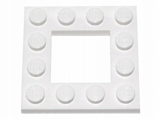 

Lego 64799 Płytka Ramka 4x4 Biała Nowa (2g)