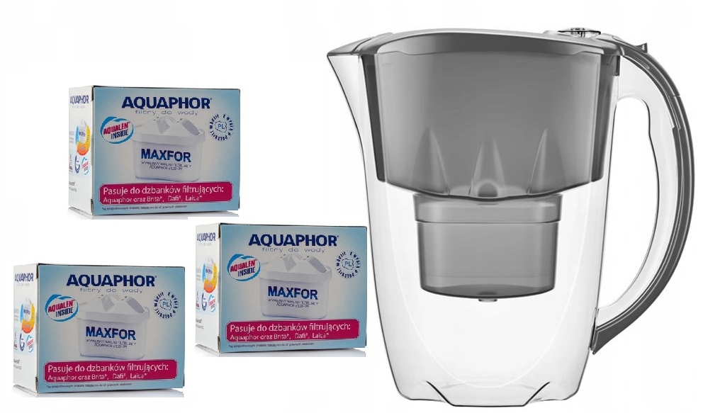 

Dzbanek Aquaphor Amethyst +3 Wkłady B100-25 Maxfor