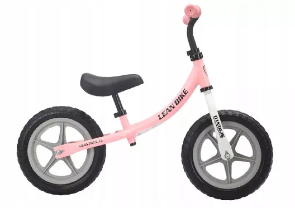 Rower Biegowy Sprinto Rowerek Do Odpychania Różowy Lean Toys