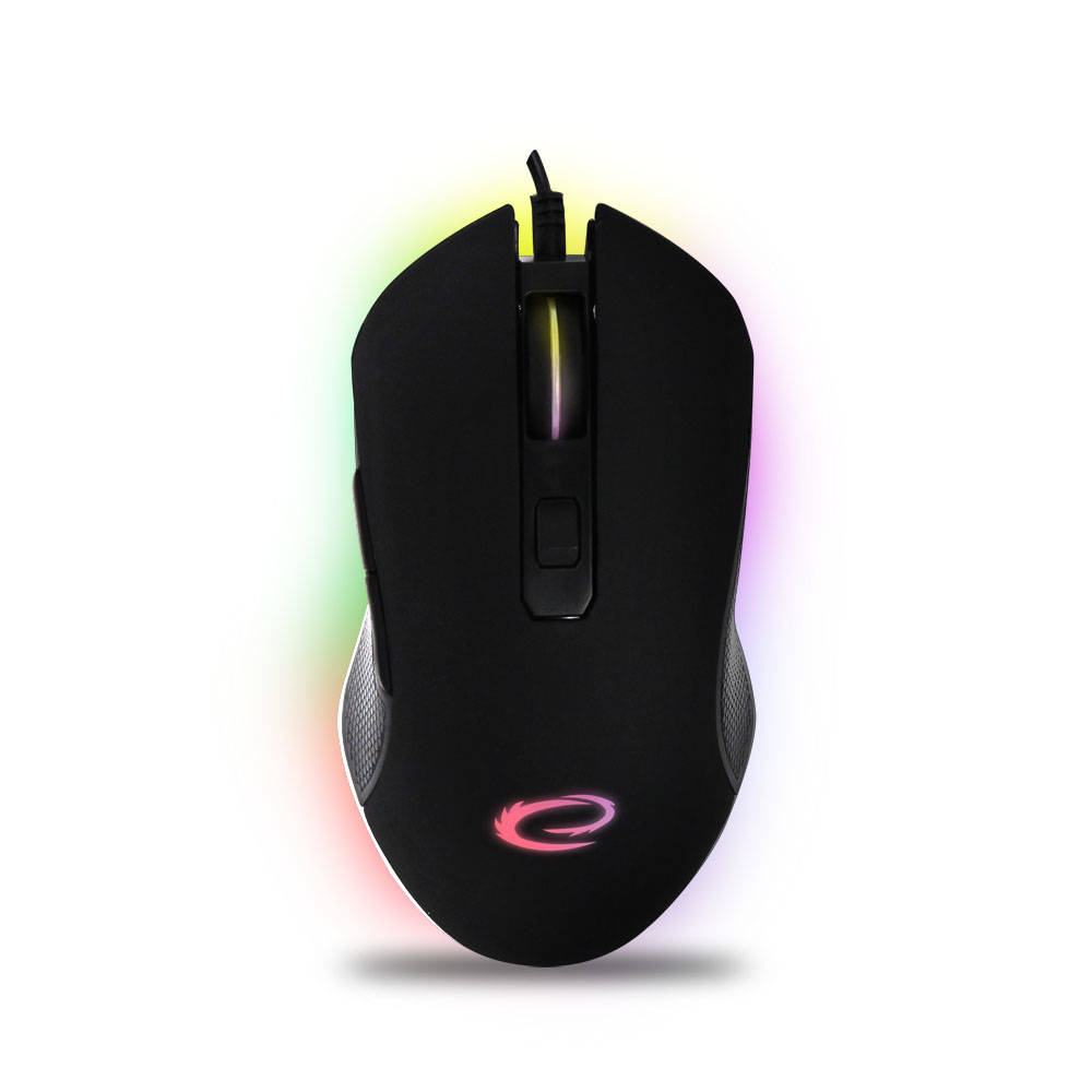 Esperanza Mysz przewodowa Gaming Led Rgb 6D optyczna Usb- C Nemesis