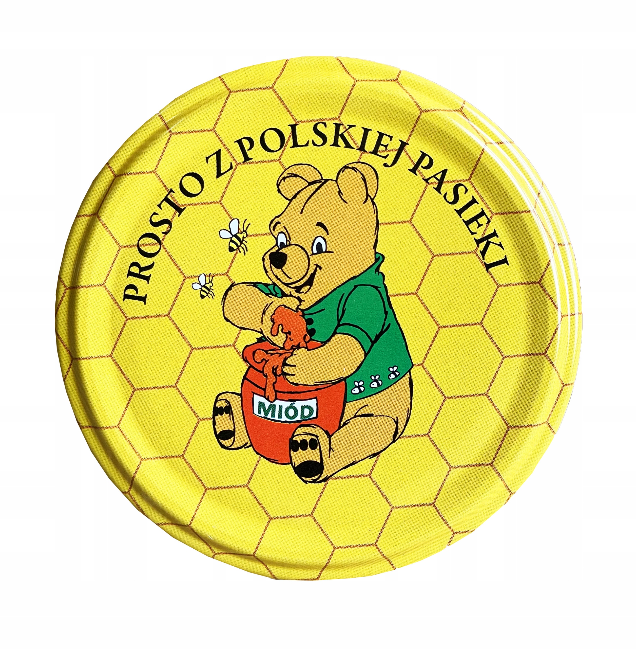 

Zakrętki Nakrętki na miód 100szt fi82 Puchatek