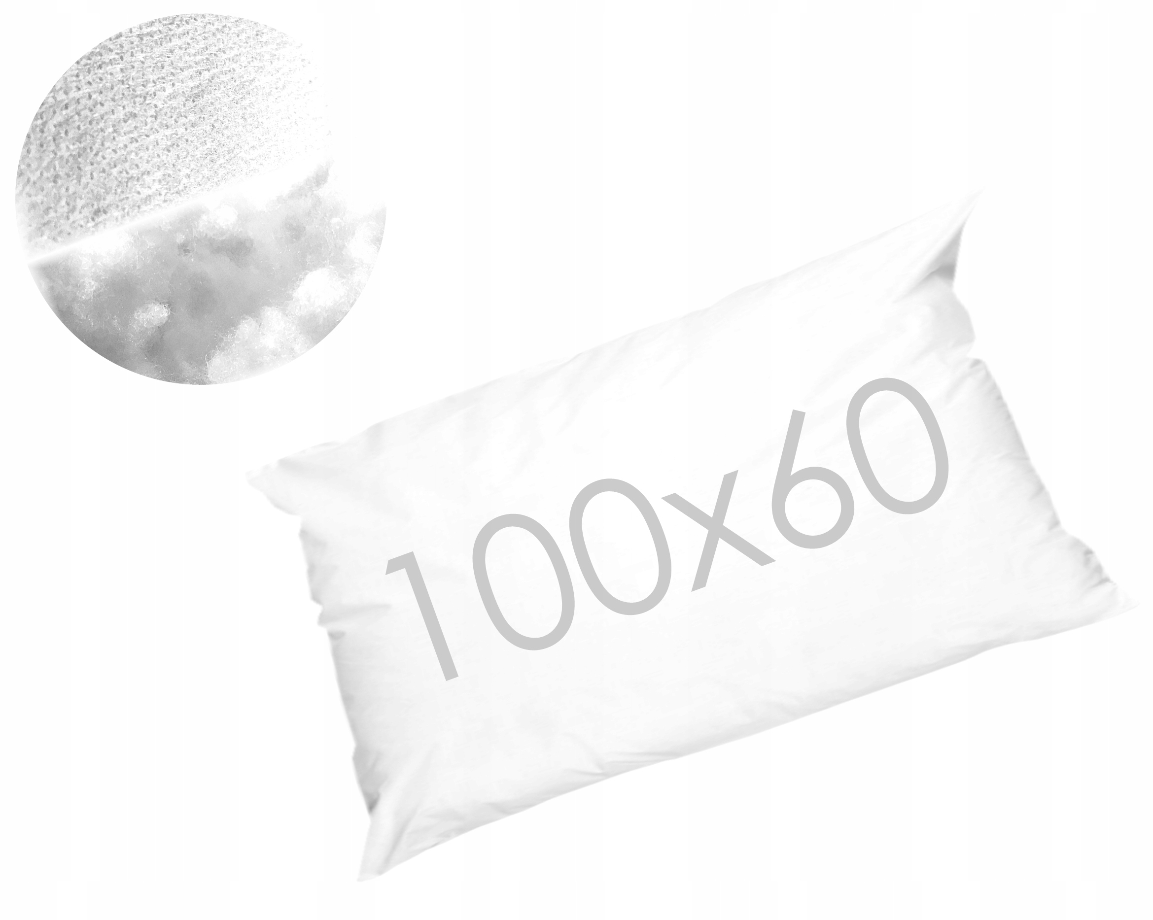 

Poduszka 60x100 cm, wkład 100x60 dakimakura wsad
