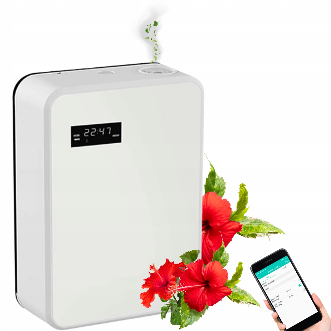 Dyfuzor zapachowy Aroma Pulse domowy - z systemem zimnej dyfuzji - Biały