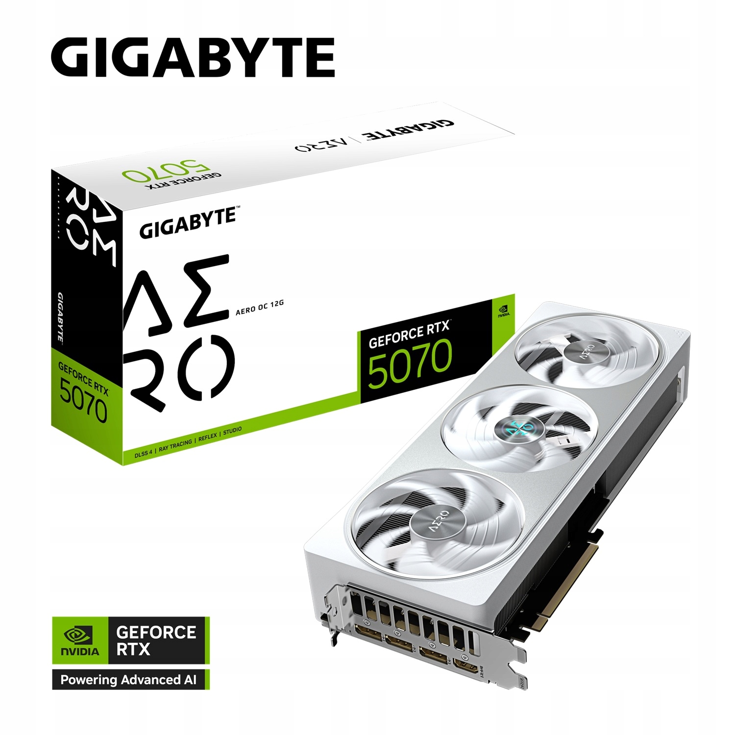 Gigabyte GeForce Rtx 5070 AERO/OC/12GB/GDDR7